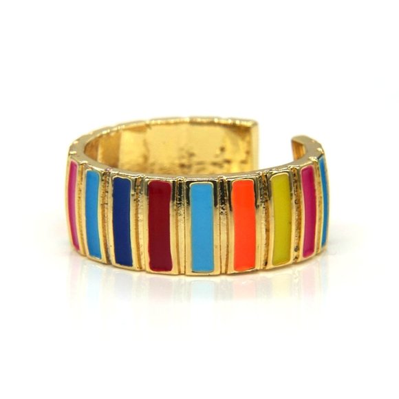 Multi color enamel band. Pride. OS. - Picture 3 of 4